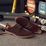 Suède oxfordschoenen voor heren