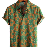 Herenoverhemd met bloemenprint in jaren-70-stijl