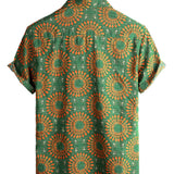 Herenoverhemd met bloemenprint in jaren-70-stijl