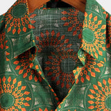 Herenoverhemd met bloemenprint in jaren-70-stijl