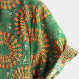 Herenoverhemd met bloemenprint in jaren-70-stijl