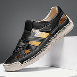 Leren zomerschoenen voor heren