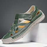 Leren zomerschoenen voor heren