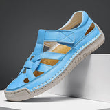 Leren zomerschoenen voor heren