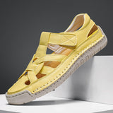 Leren zomerschoenen voor heren