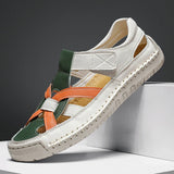 Leren zomerschoenen voor heren
