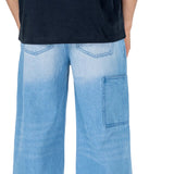 Durk ruimvallende herenjeans in Japanse stijl