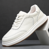 Minimalistische leren herensneakers