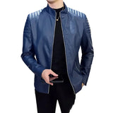 Premium slanke leren herenjas