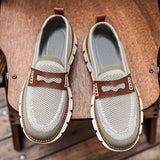 Comfortabele gebreide herenschoenen