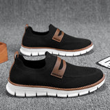 Comfortabele gebreide herenschoenen