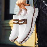 Comfortabele gebreide herenschoenen