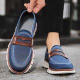 Comfortabele gebreide herenschoenen