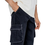 Cees cargobroek voor heren van Japans denim