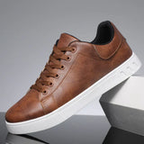 Bjorn leren herensneakers