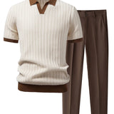 Chris herenset met polo en broek