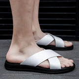 Herensandalen in Italiaanse stijl