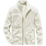 Warme katoenen fleece herenjas