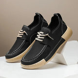 Gladleren herensneakers