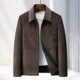 Elegante geweven herenjas