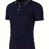 Elegante herenpolo in zeven kleuren