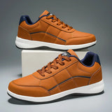 Stijlvolle leren herensneakers