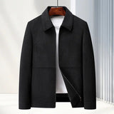 Elegante geweven herenjas