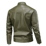 Retro leren herenjas