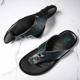 Nette leren herensandalen