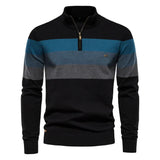 Bram herenpullover met opstaande kraag