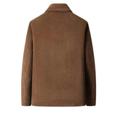 Elegante geweven herenjas