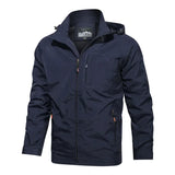 Waterdichte outdoorjas voor heren met capuchon