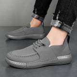 Gladleren herensneakers
