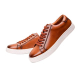 Leren vrijetijdssneakers voor heren