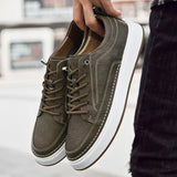 Elegante leren herensneakers