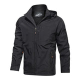 Waterdichte outdoorjas voor heren met capuchon