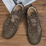 Urban leren herenschoenen
