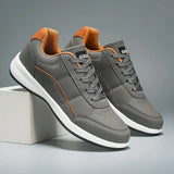 Stijlvolle leren herensneakers