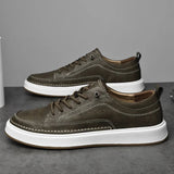 Elegante leren herensneakers