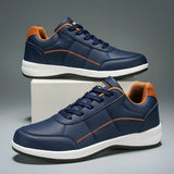 Stijlvolle leren herensneakers