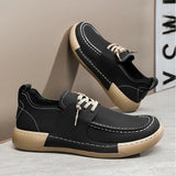 Gladleren herensneakers