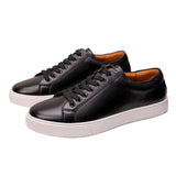 Leren vrijetijdssneakers voor heren