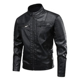 Retro leren herenjas