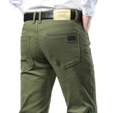 Verfijnde katoenen herenjeans