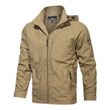 Waterdichte outdoorjas voor heren met capuchon