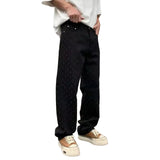 Herenjeans van jacquard denim