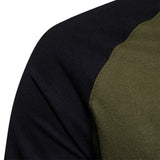 Thijs herenshirt met lange raglanmouwen