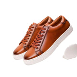 Leren vrijetijdssneakers voor heren