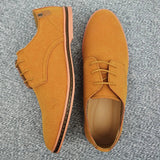 Suède oxfordschoenen voor heren