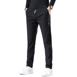 Slim-fit herenbroek van katoenmix